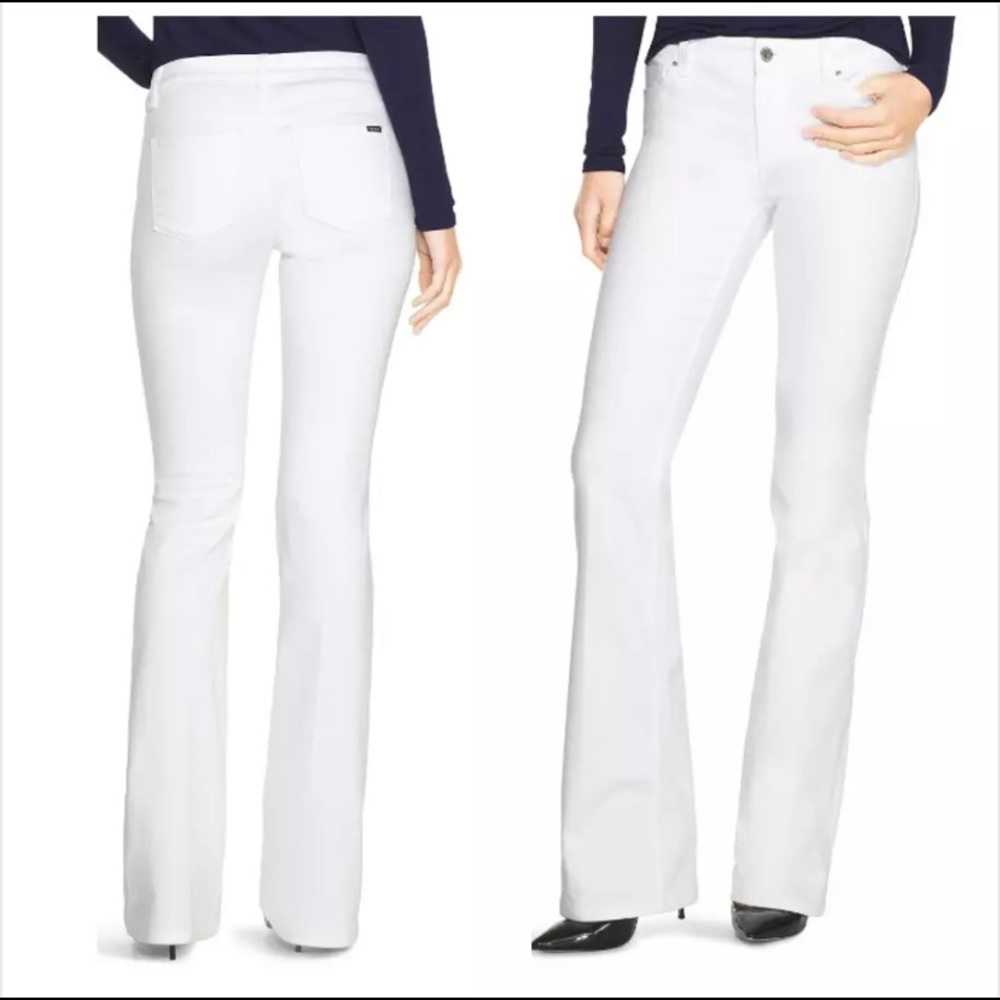 3/$25 - Super awesome white flare jeans